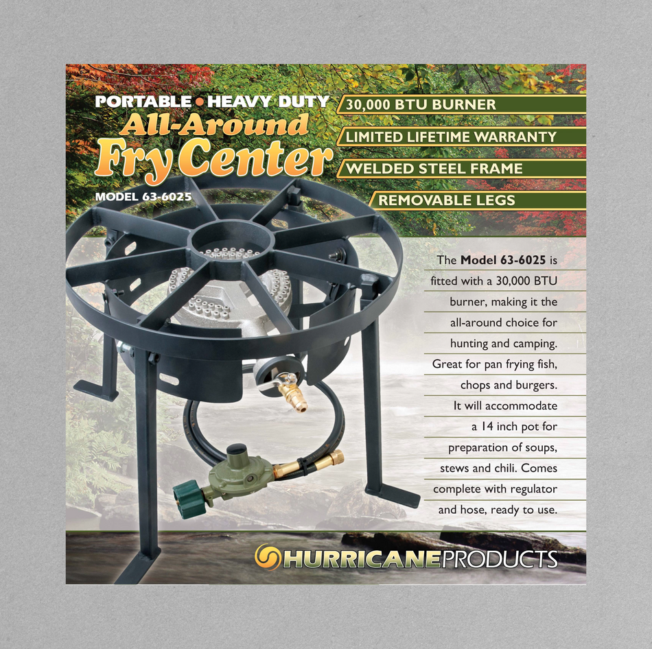 Low Pressure 30,000 BTU Cook Center