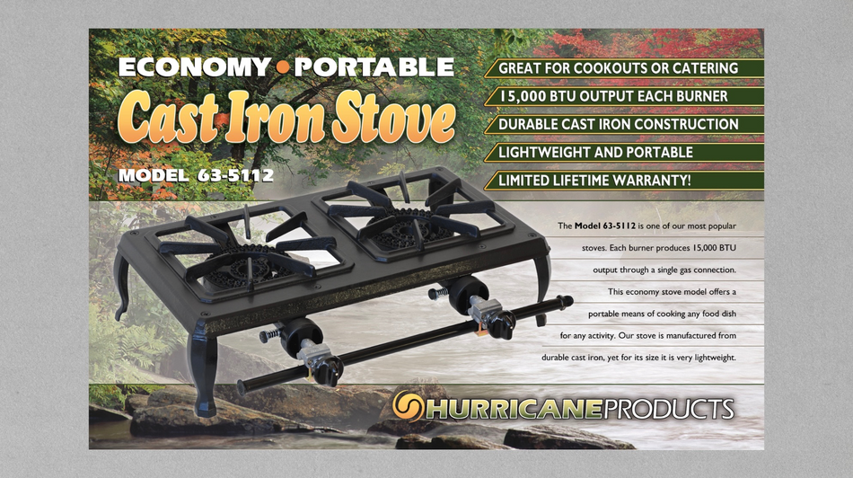 Economy Double Burner Stove