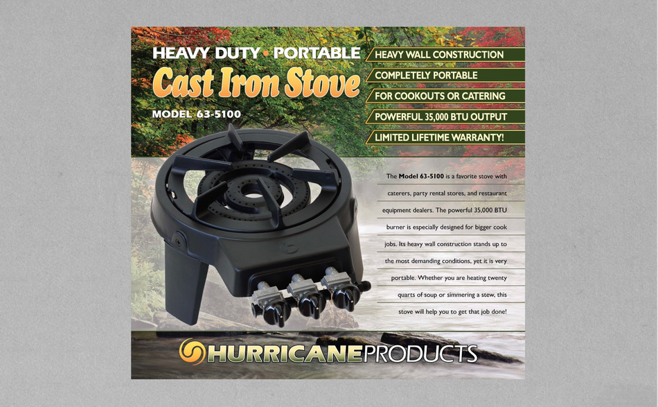 Heavy Duty Single Burner