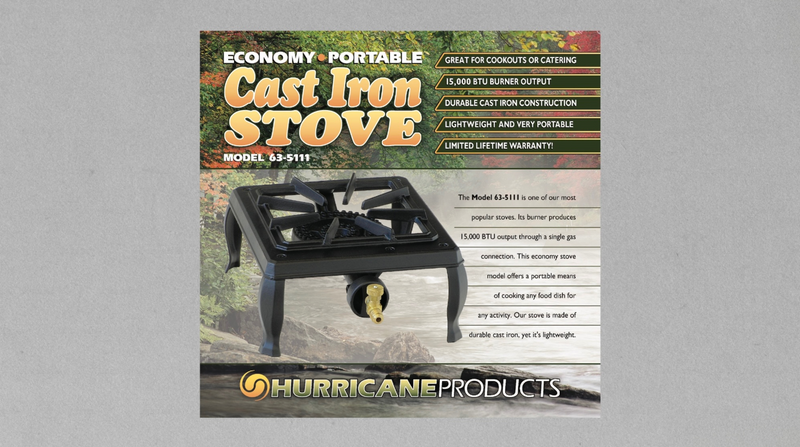 63-5111 Single Burner Economy