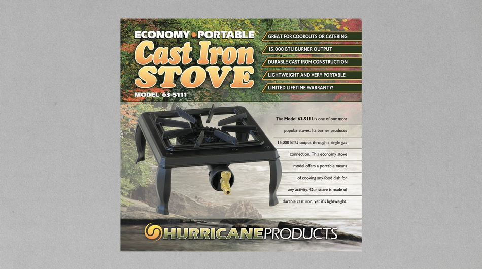 Economy Single Burner Stove