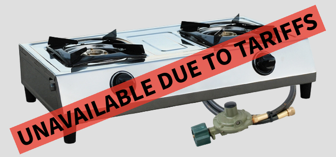 Stainless Steel Double Burner Bundle